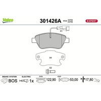 Valeo BremsbelÄGe Satz Vorne Passend FüR Abarth 500 500C Alfa Mito CitroËN Nemo