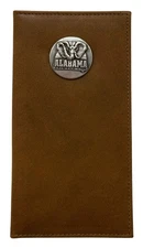 Alabama Crimson Tide Leather Secretary Pocket Wallet by Enmon-New