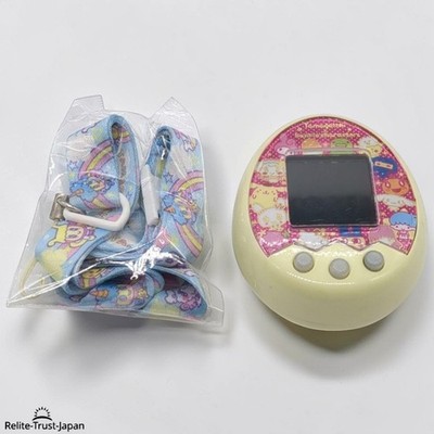 Bandai Tamagotchi mix Sanrio Characters Yellow Virtual Pet With Strap Tested