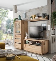 Wohnwand Ii Anbauwand Massivholz Wildeiche GeöLt Neu Ovp!!!