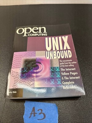 Vintage Unix Unbound Harley Hahn Open Computing Paperback