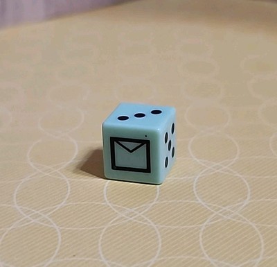 1994 Polly Pocket Party Board Game REPLACEMENT PIECE 1 Die