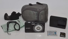 Sony Cyber-Shot DSC-W350 14.1 MP Digital Camera Black w/accessories EXCELLENT