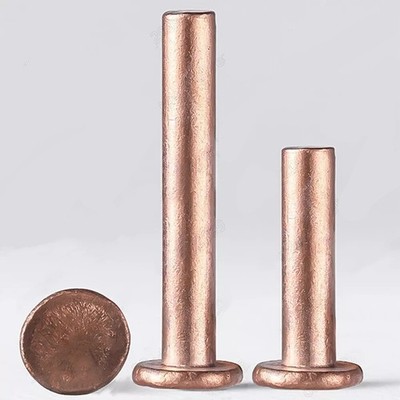 Pure Copper Flat Head Rivets M1.5 M2 M2.5 M3 M4 M5 M6 M8