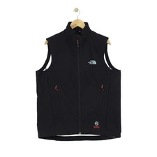 North Face Softshell Gilet Mens Size L Black Summit Series Outdoor Sleeveless