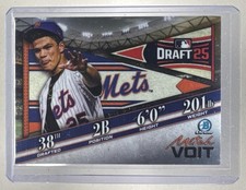 Mitch Voit 2025 Bowman Chrome #BDN-4 Draft Night