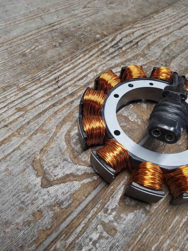 1991-1999 Harley Davidson Touring Dyna Engine Motor Flywheel Alternator Stator - Image 2 of 4