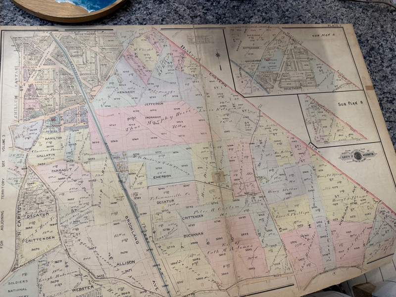 Baist's Survey of Washington DC Plate 8