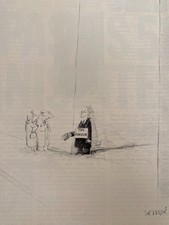 Clipping Dessin original Vintage SEMPÉ (Daté Août 1971) - 1 page - 01