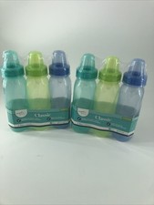 2 Evenflo Classic 8 Oz. Pastel Standard Baby Bottles Packs Of 3 BPA Free NEW
