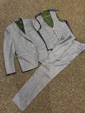 Grey Check 3 Piece Suit
