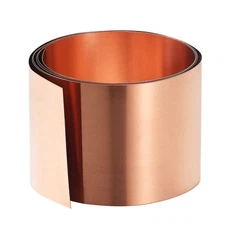 1000mm x 50mm x 0.1mm Copper Sheet Roll  Metal Foil Plate for DIY projects