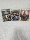 Lot of 3 Microsoft Xbox 360 Games Fable 2 Midnight Club Mortal Kombat T/W Cib