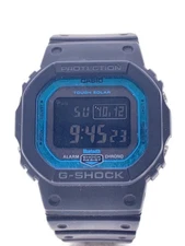 CASIO G-SHOCK Solar Digital Blue Black Compact Watch Excellent JAPAN