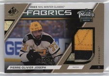 2023-24 SP Game Used Winter Classic Fabrics /35 Pierre-Olivier Joseph Patch 4f5