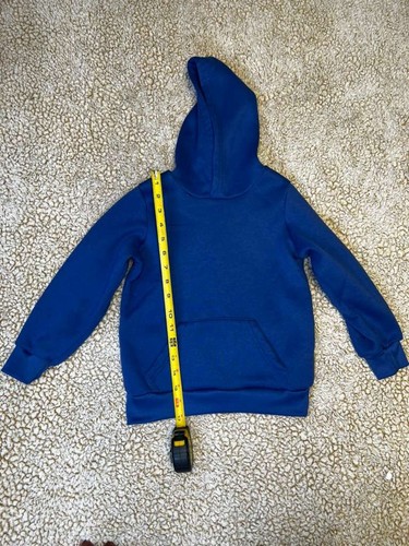 Conjunto de sudadera con capucha y pantalones deportivos para niños talla 5/6 negro y azul cálido conjunto polar - Imagen 5 de 17