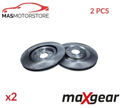 BREMSSCHEIBEN SATZ PAAR VORNE MAXGEAR 19-4709 2PCS A FÜR AUDI A6 C8,A7,Q7,Q8