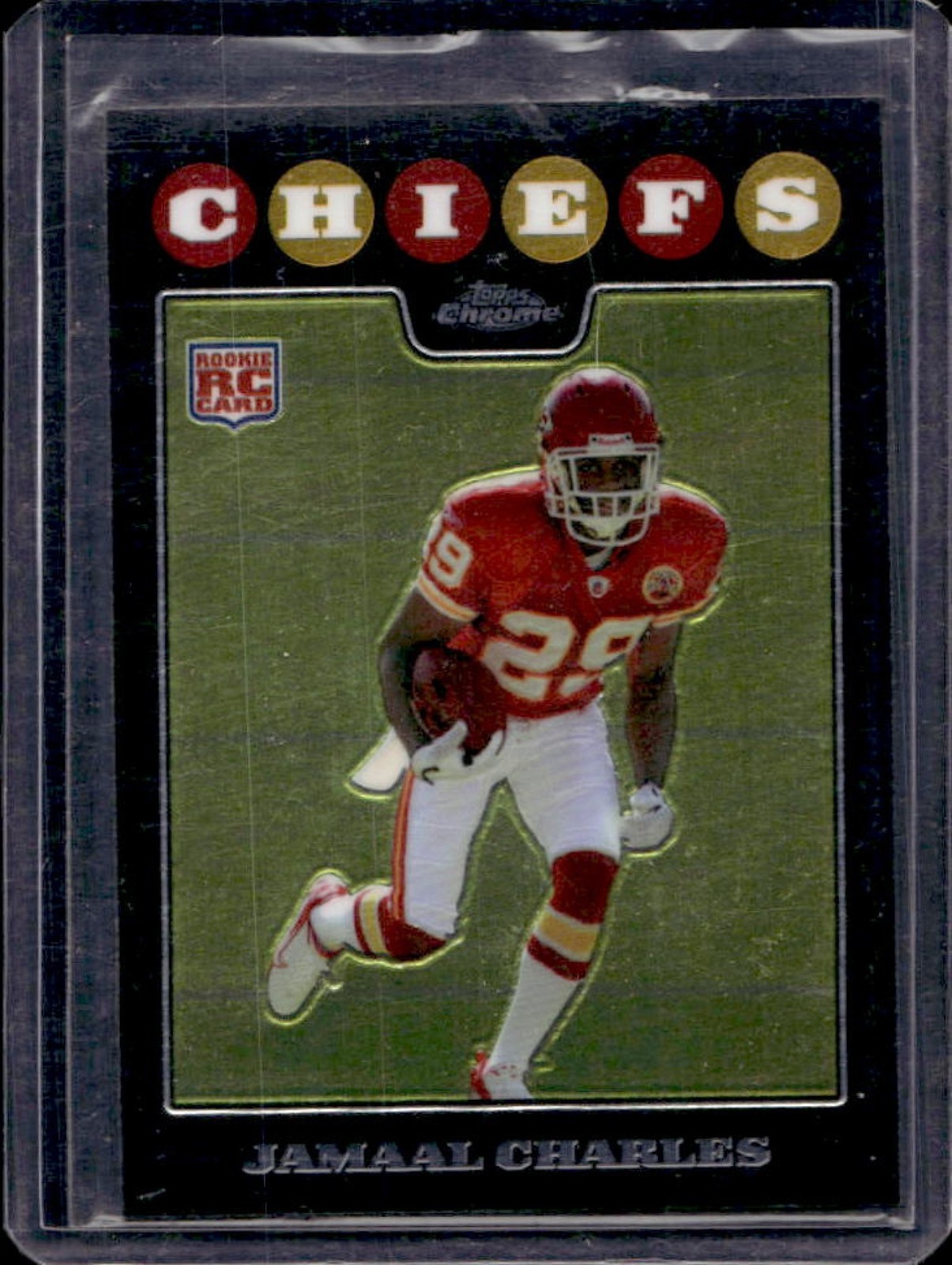 2008 Topps Chrome Jamaal Charles RC Rookie #TC185 Chiefs