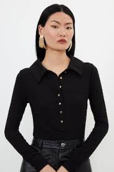 Women Karen Millen Sweater Silver Viscose 36