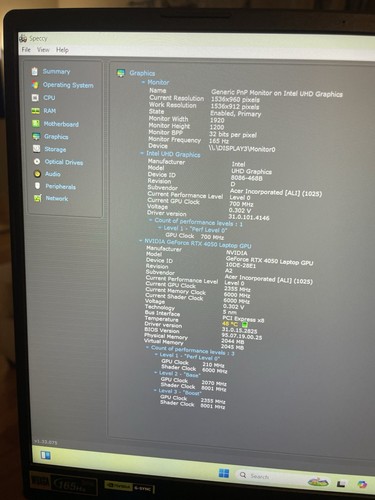 Acer Predator Helios Neo 16 16" / Intel Core I5-13500hx / 16gb Ram / 1Tera SSD - Bild 17 von 17