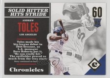 2017 Panini Chronicles Rookies Gold 75/399 Andrew Toles #124 0o9