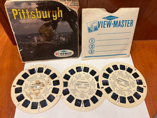 Vintage View-Master Pittsburgh PA 3 Reel Set A6321 A6322 A6323 Booklet  Sleeve