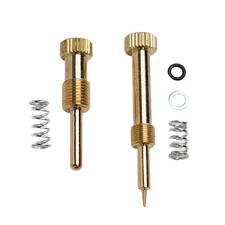 2pcs/set Air Fuel Mixture-Screw Idle Speed Adjustment Screw For Mikuni VM22 Carb