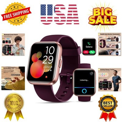 Smartwatch for Women, Compatible with Android & iPhone, 1.8'' Fitness Tracker...