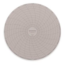 Dickson C660 Circular Chart, 6 In, 0 To 250, 24 Hr, Pk60