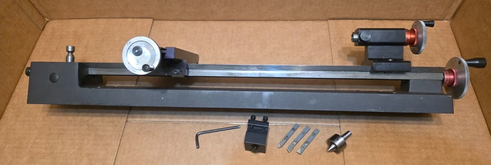 Moinho de metal SHERLINE 4400 28" Deluxe zero volante ajustável mini torno ferramentas - Imagem 3 de 4