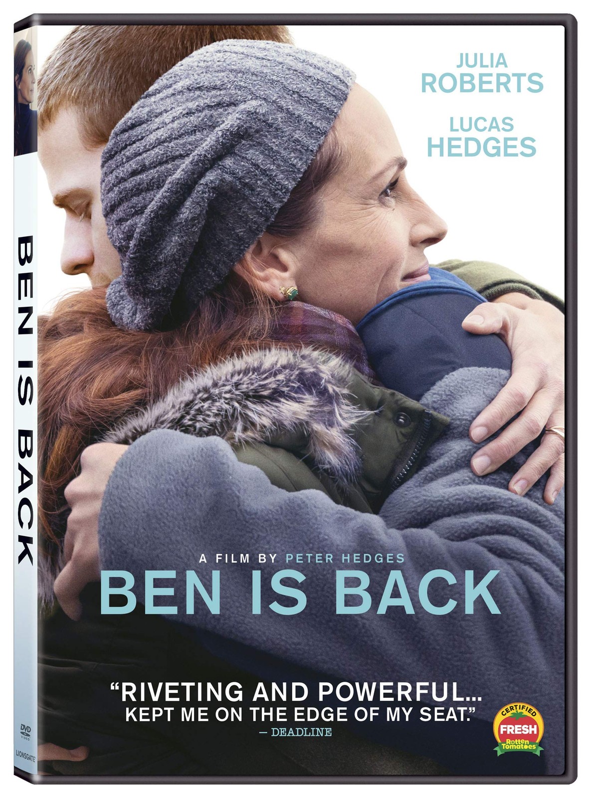 Ben Is Back (DVD) Julia Roberts Lucas Hedges Courtney Vance Kathryn Newton