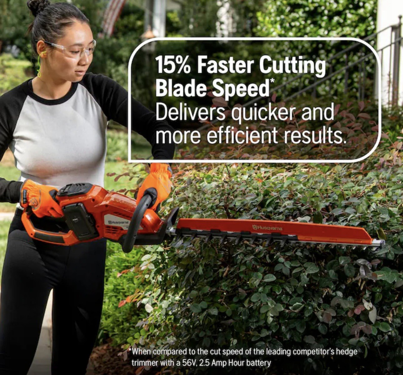 Husqvarna 320iHD60 Battery Hedge Trimmer Battery and Charger Included