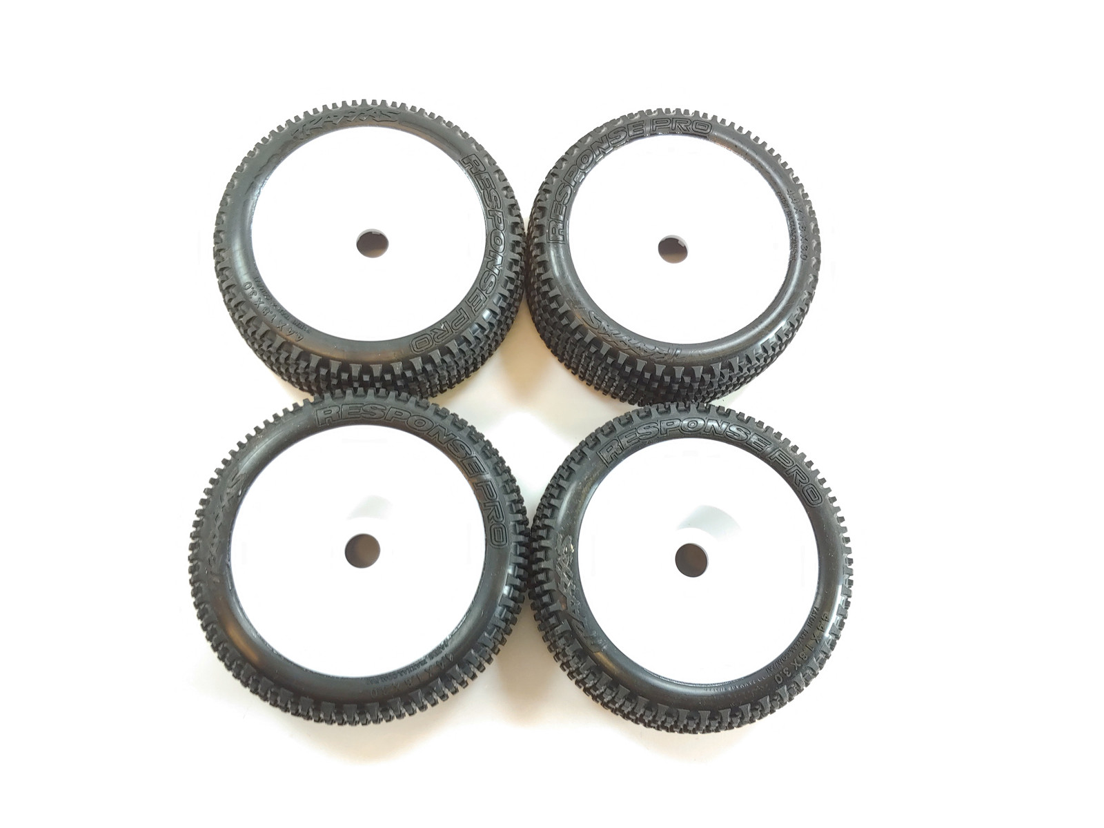 NEW: 4x Traxxas Response Pro 1/8 Buggy Wheels & Tires from Jato 4x4 VXL 17mm Hex