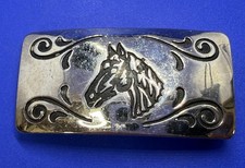 Small Horse Head Bust Kids Cowgirls Western Buckle To Fit Your 1" Belt