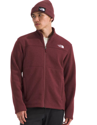 The North Face Gordon Lyons Full Zip Fleece Jacket XXL Sumac Heather Sweater Kni