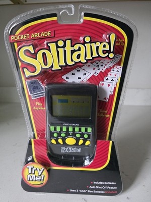 Sealed NEW Westminster Pocket Arcade Solitaire Handheld Electronic Game