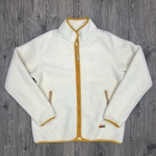 Fjallraven Fleece Jacket Size XL Womens Chalk White Vardag Full Zip $165