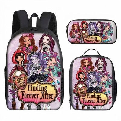 Custom Ever After High Backpack Set, Custom Name School Bag, Lunch Bag for Kid