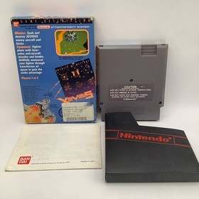 Original Xevious The Avenger Game (Nintendo NES) Complete In Box With Manual