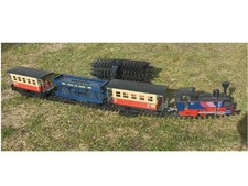 Garteneisenbahn Spur G New Ray Eisenbahn Autozug Personenwagen Länderbahnlok