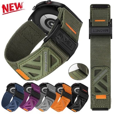 Magnet Nylon Armband Für Samsung Galaxy Watch 7 6 5 4 3 Active 2 40/44mm Ersatz