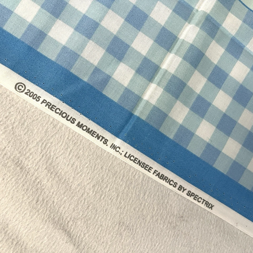 Precious Moments 2005 All Star Baseball 35x45 Quilt Wall Hanging Fabric Panel - Image 3 of 4