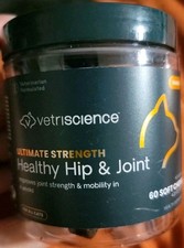 VetriScience Ultimate Strength Healthy Hip & Joint Cats 60 Chews GlycoFlex 3 NEW