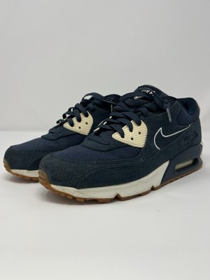 Nike Air Max 90 Blue Suede Sneakers Men s US 8.5