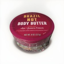TRADER JOE'S  s 8oz BRAZIL NUT BODY BUTTER MOISTURIZING CREAM NEW SEALED