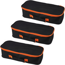 3Pack Tool Pouch with Zipper Utility Small Tool Bag for Screw Plier Wrench