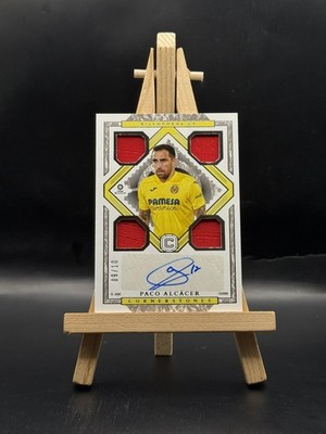 2020-21 Panini Chronicles Paco Alcacer 9/10 Patch Auto Cornerstones #CS-PA