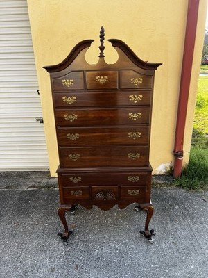 ヴィンテージ♦️マイセン♦️希少♦️アッシュトレイ♦️エンジェル ナンバー159♦️送料込 Ethan Allen Georgian Court Vintage Cherry 11 Drawer Highboy #11