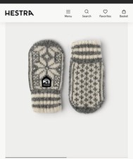 Hestra Baby Gloves Mittens Size 2 About 0-24months