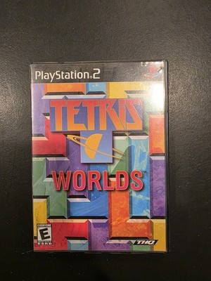 Tetris Worlds COMPLETE Black Label Sony PS2 Video Games Arcade Puzzle Tested CIB